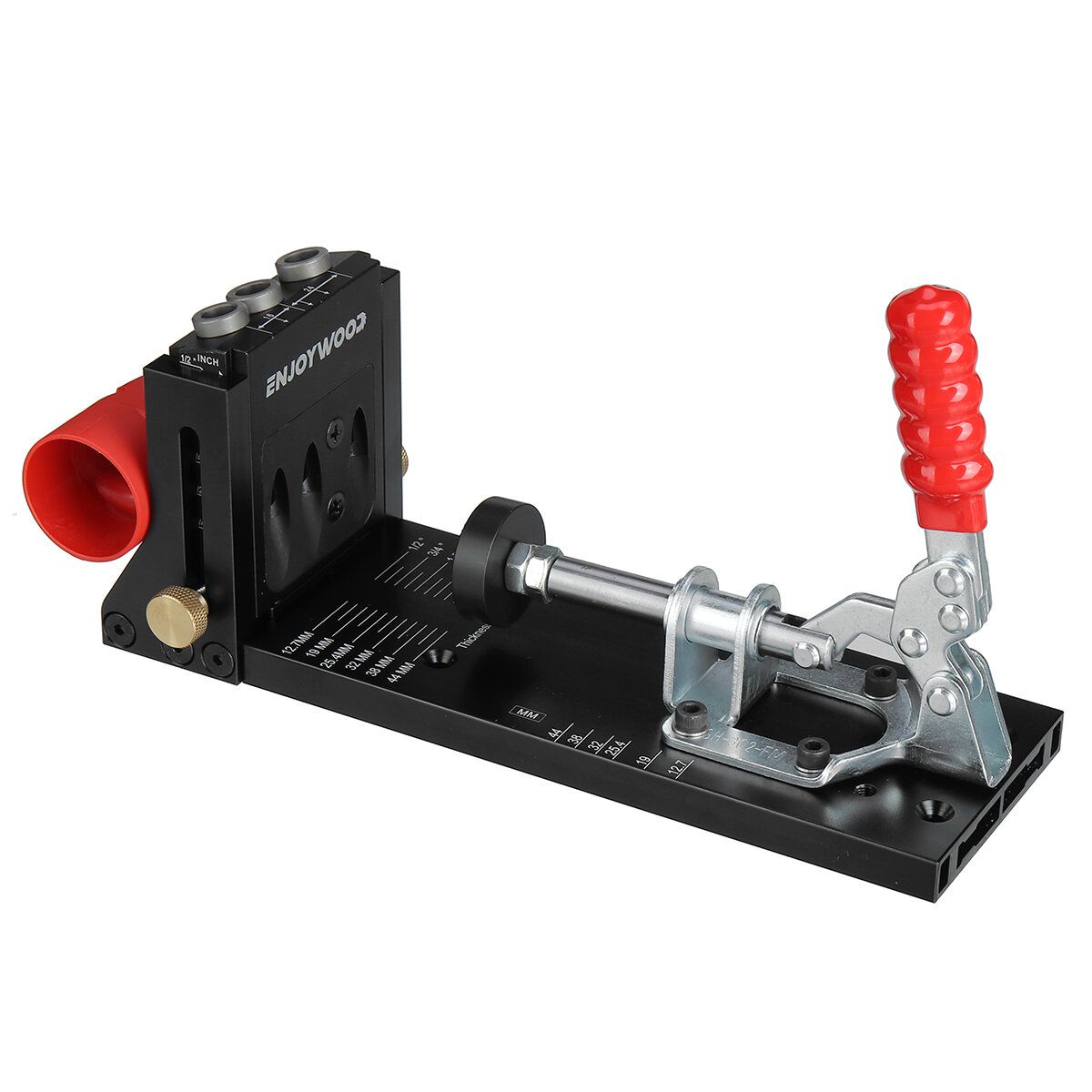 ENJOYWOOD XK4 Pocket Hole Jig Kit Aluminum Alloy Adjustable