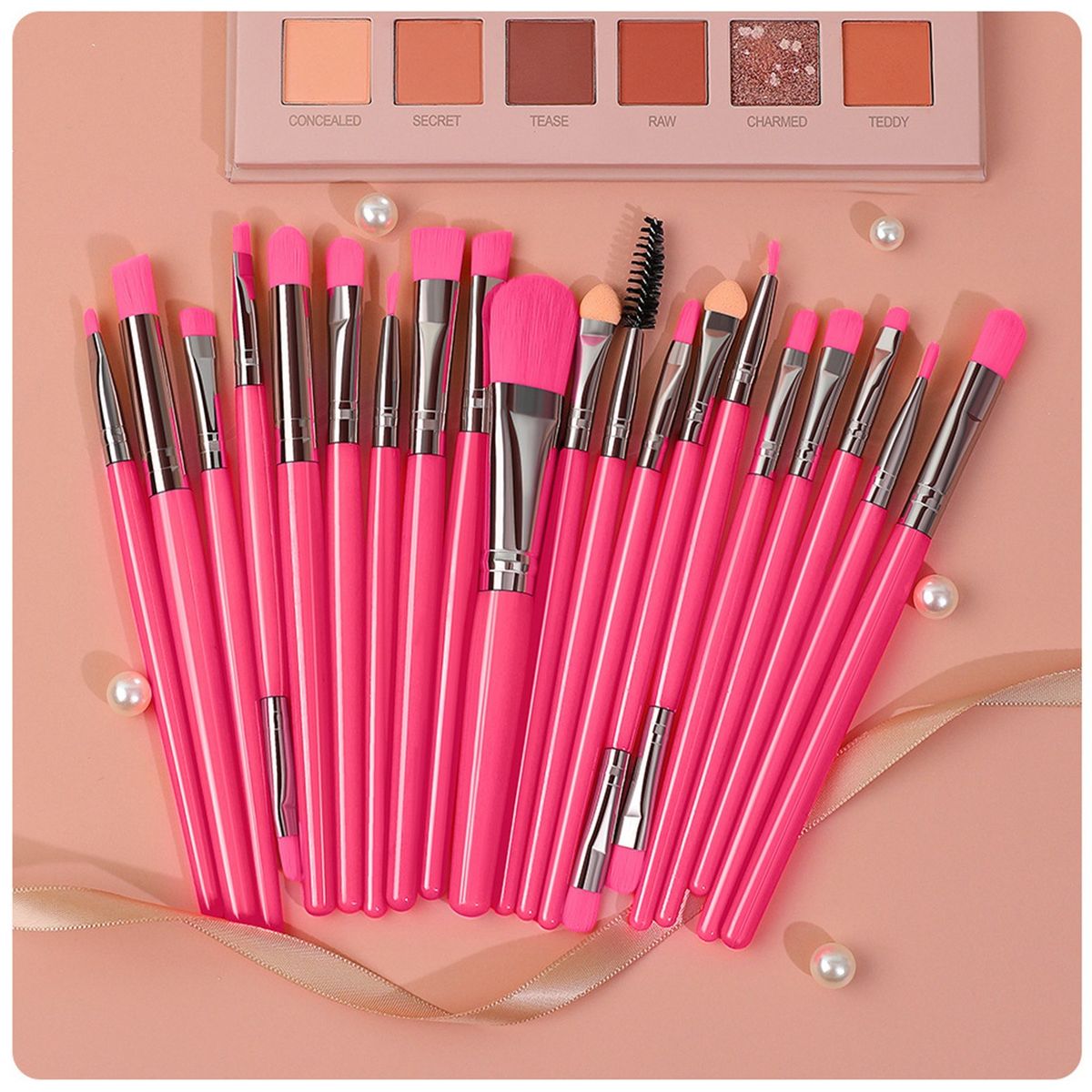 Makeup Brush Set 20pcs Foundation Eye Lashes Eyeshadow Lip