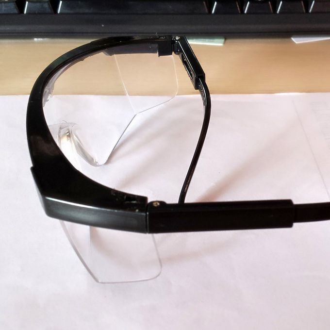Adjustable Teles Opi  Leg Prote Tive Gl Es Anti-splash Labor Eyepie Es-Black Frame White Film-50 * 48 * 32cm