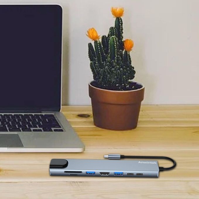 USB C Docking Station For Windows Compact SD/TF Reader Type C Hub For