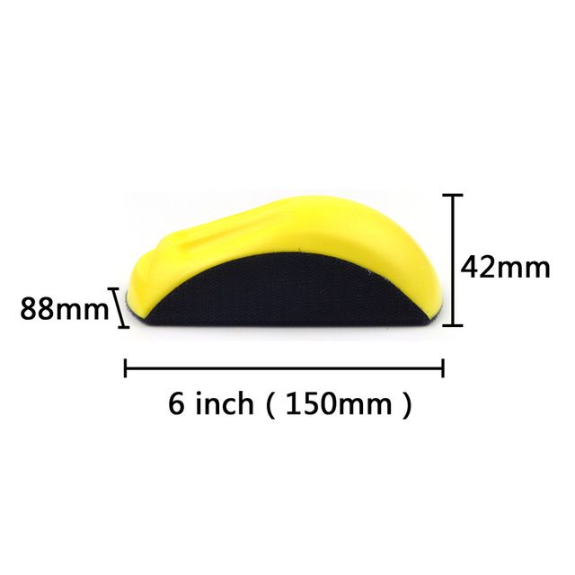 Poliwell 1pcs 1~6 Inch Pu Foam Sanding Disc Holder