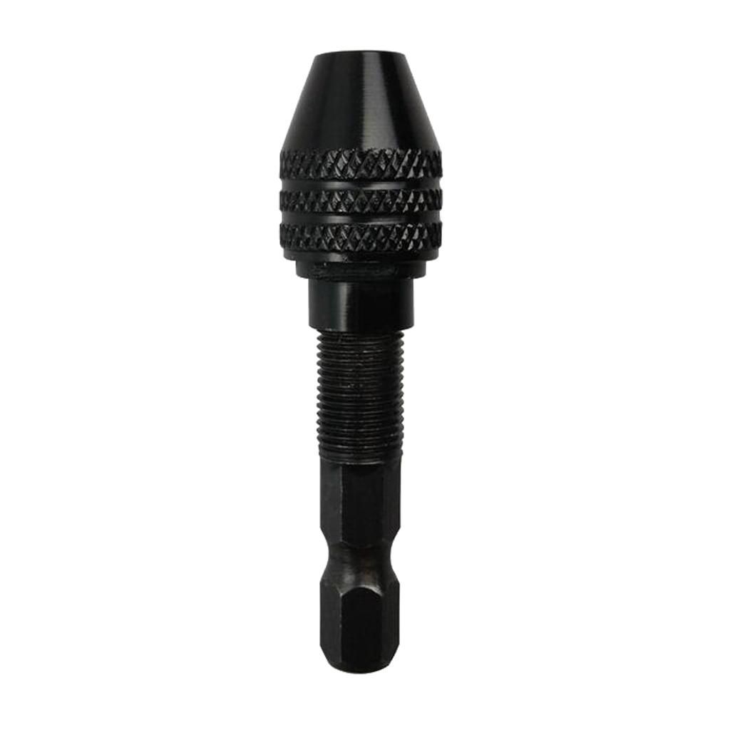 3 Jaw Keyless Drill Chuck 0.3-3.2mm  Drive Shank Mini Pin Quick