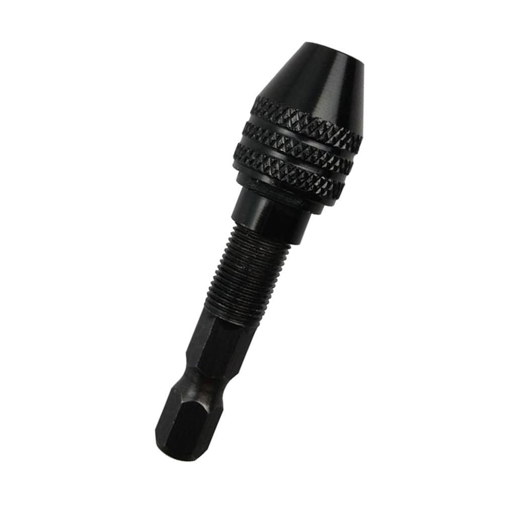 3 Jaw Keyless Drill Chuck 0.3-3.2mm  Drive Shank Mini Pin Quick