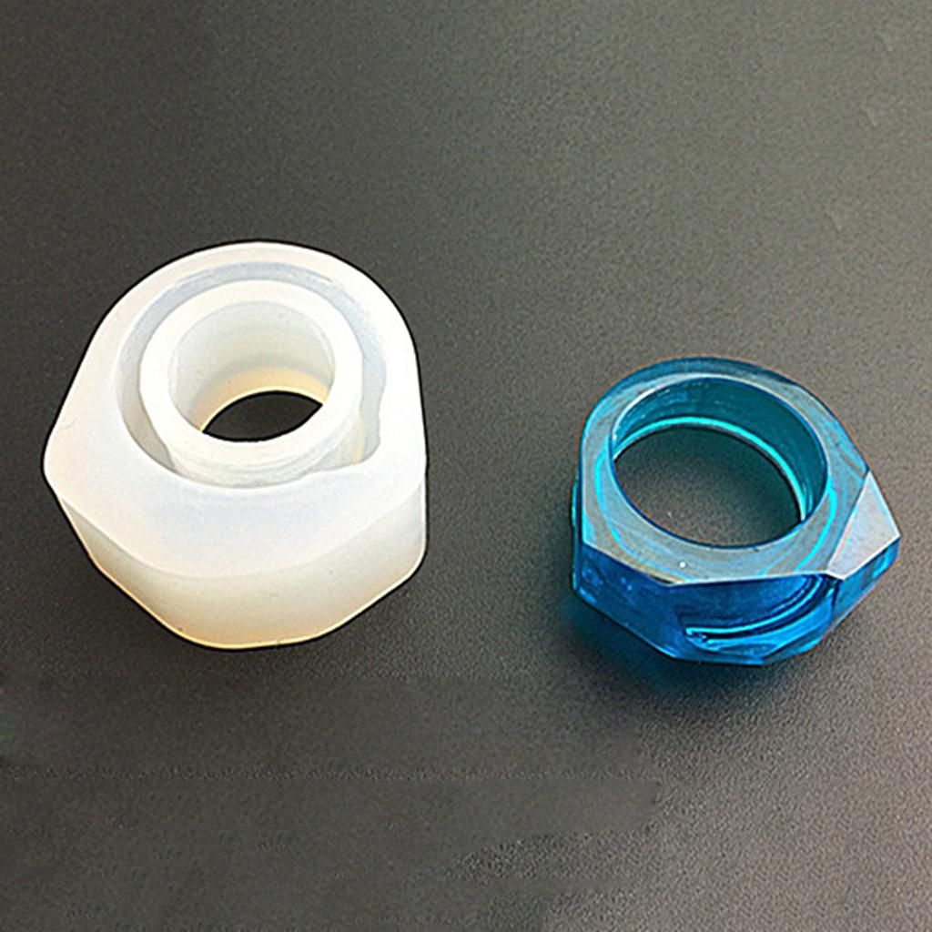 3 Pieces Mixed Size DIY Ring Silicone Mold Resin Casting Mould For