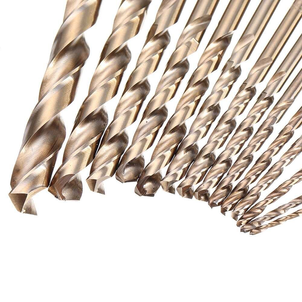 Drillpro 99Pcs M35 Cobalt Drill Bit Set 1.5-10mm HSS-Co