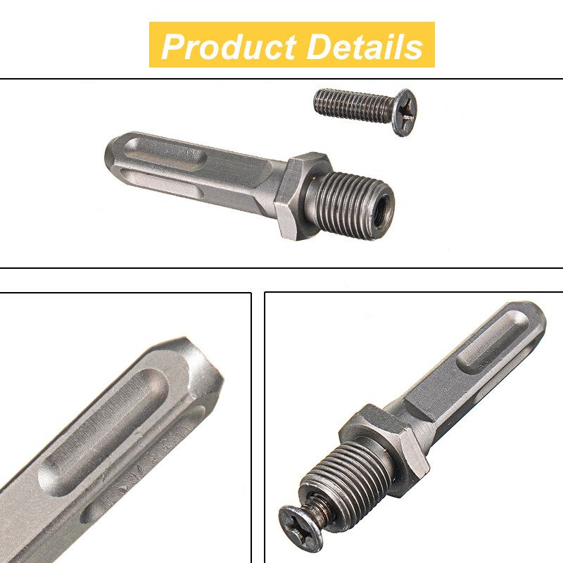 32/42mm Electric Hammer Drill Bit / Square / Round / Handle High Speed Twist Drill Bit Wood Splitter Screw Cones Splitting Bit For Woodwork Household Square Handle