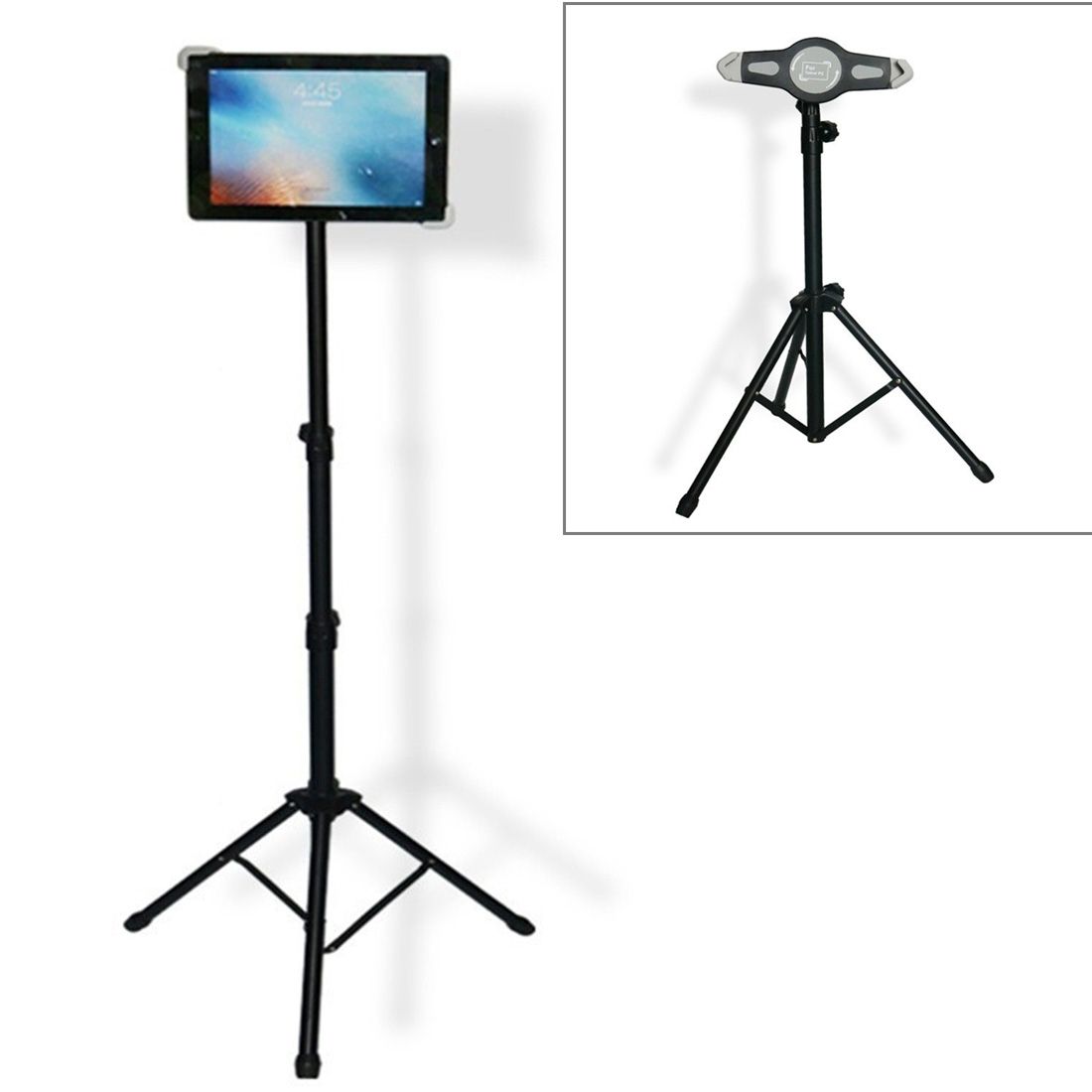 Mount Tripod Floor Stand Tablet Holder For IPad, Kindle Fire, Samsung, Lenovo, And Other 7 - 14 Inch Laptop