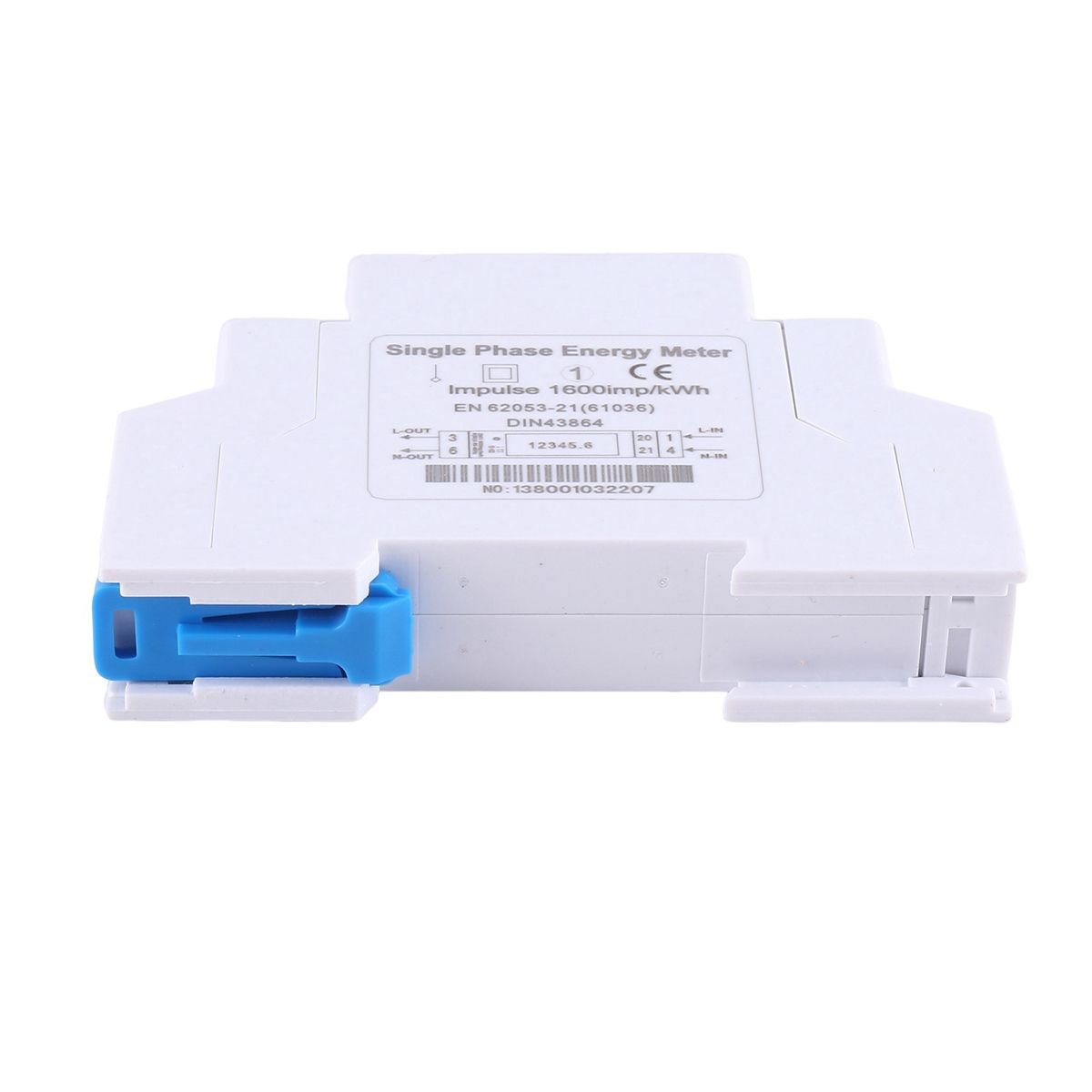 1PC KWH Energy Meter 532A 20A LCD Digital Power Consumption Watt Meter AC220V Watt Hour Din Rail Energy Meter