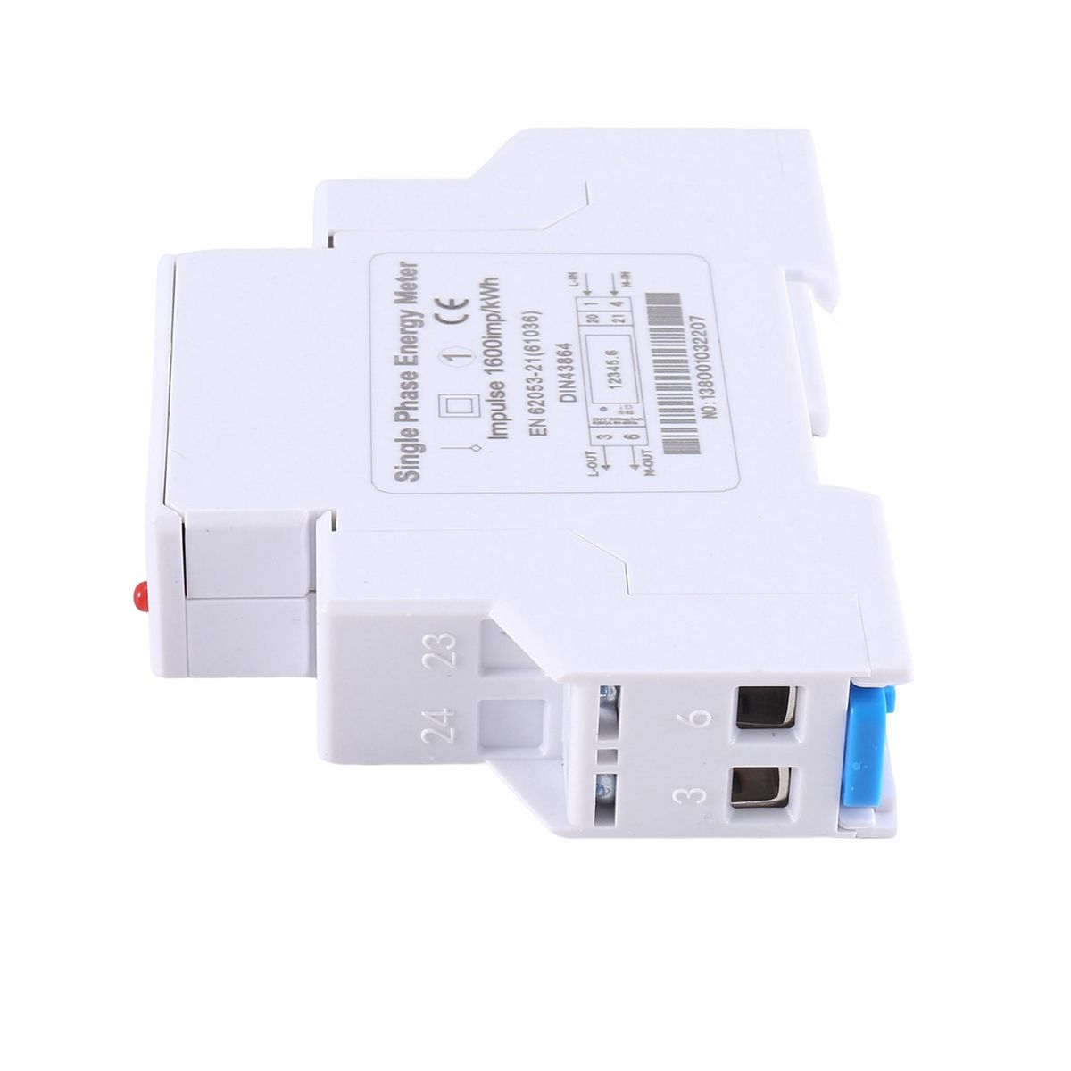 1PC KWH Energy Meter 532A 20A LCD Digital Power Consumption Watt Meter AC220V Watt Hour Din Rail Energy Meter