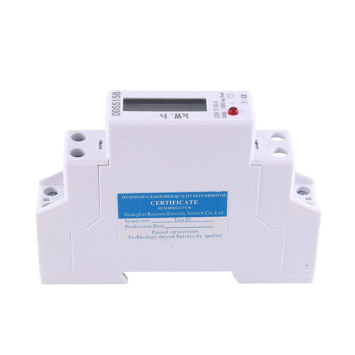 1PC KWH Energy Meter 532A 20A LCD Digital Power Consumption Watt Meter AC220V Watt Hour Din Rail Energy Meter