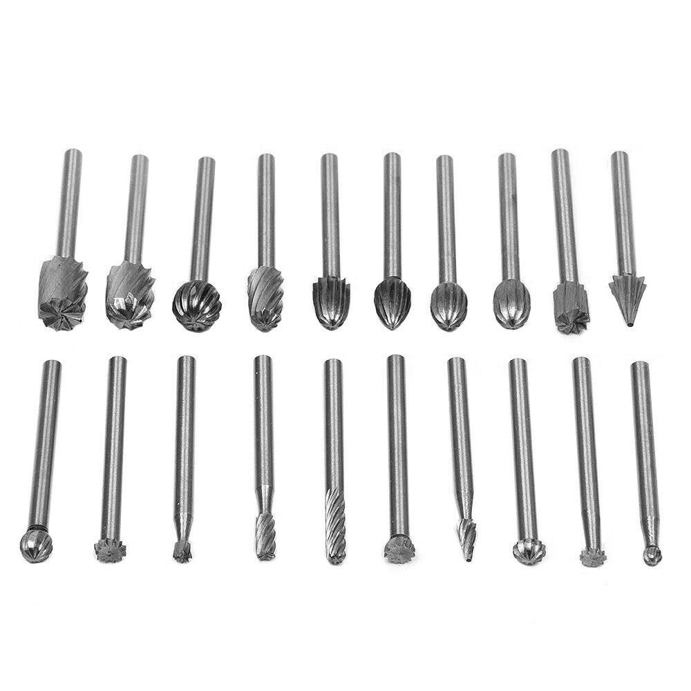 20Pcs Carbide Burr Die Grinder Bits For Rotary Tool Power