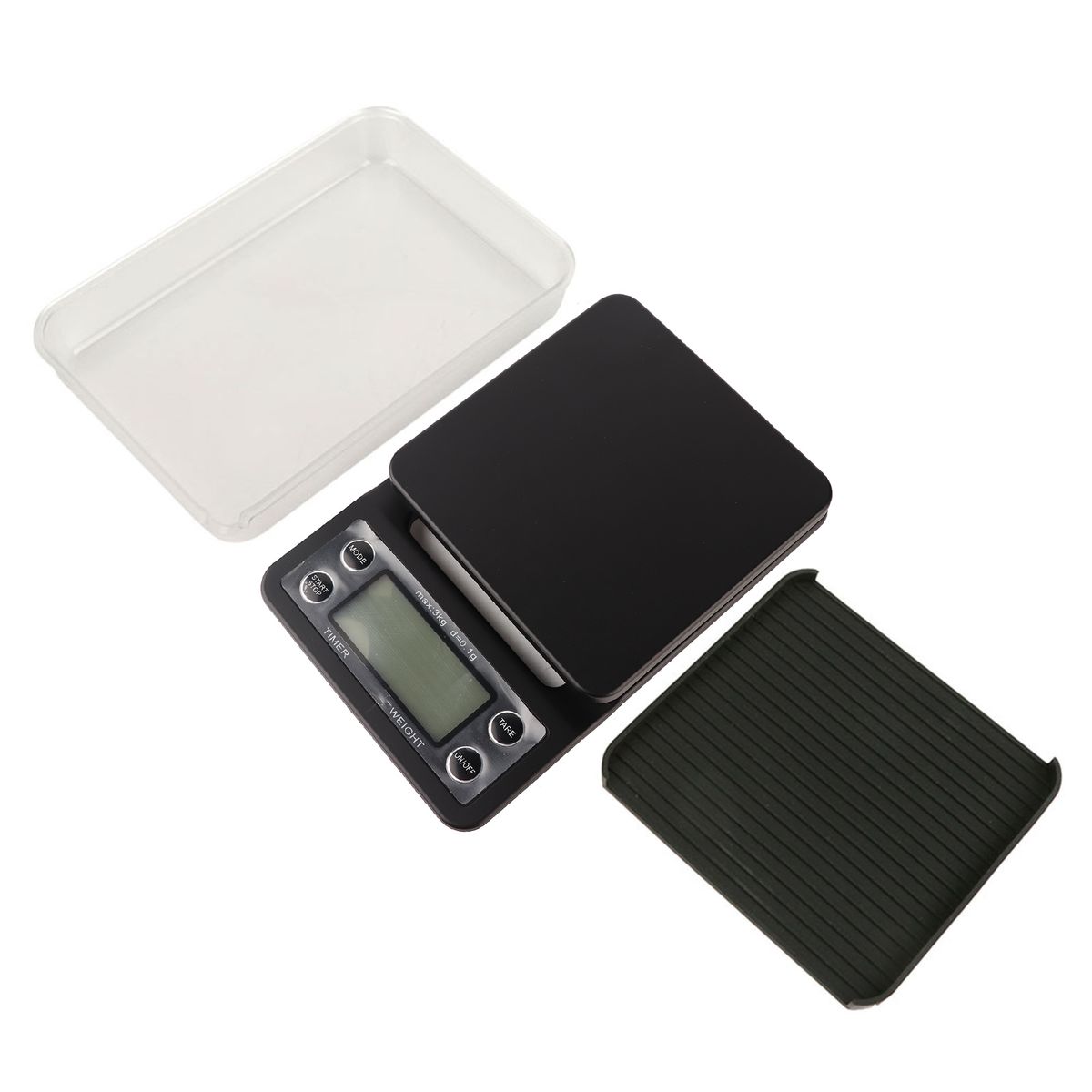 3kg 0.1g High Precision LCD Electronic Drip Coffee Gram
