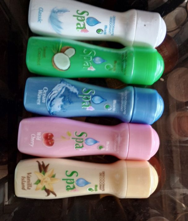 SPA DEODORANT UNISEX X 5;PICS