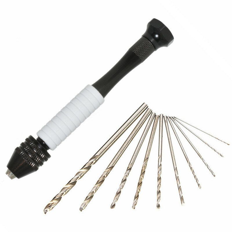 Mini Micro Hand Drill Manual Twist Drill Bits Set