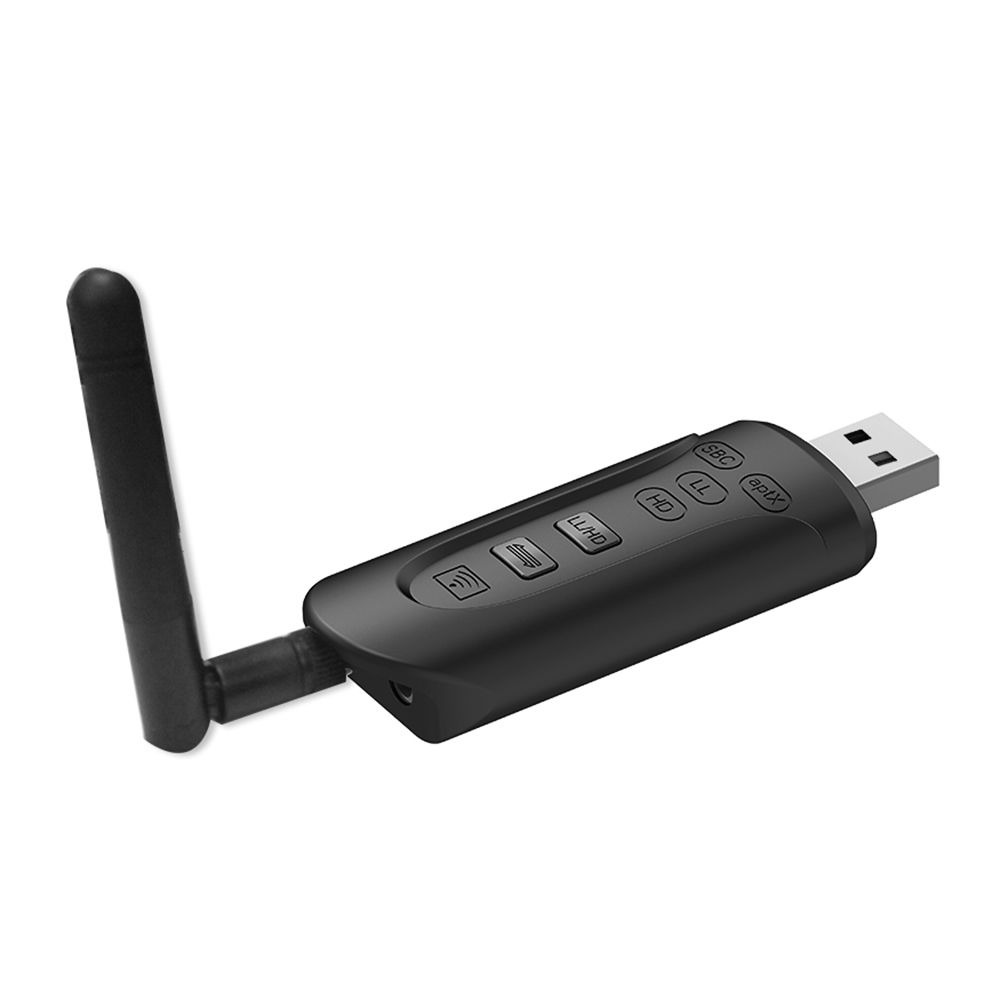 USB BT 5.0 Audio Transmitter With External Antenna Support