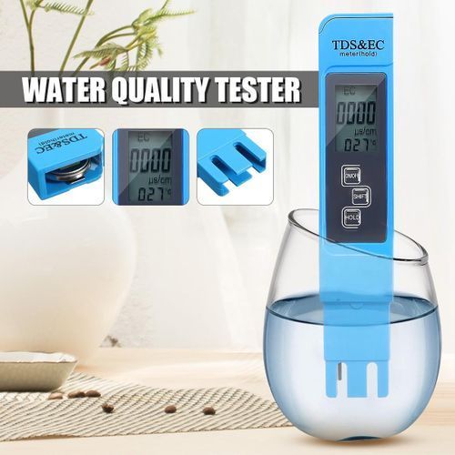 Home Portable Digital LCD TDS EC TEMP Meter Tester Water Quality Purity