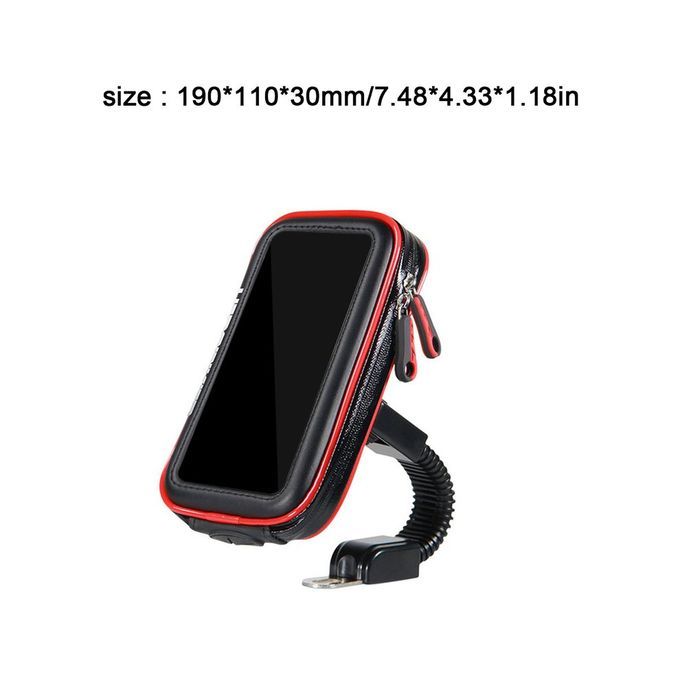 Motor Y Le Bike S Ooter Mobile Phone Holder Bag Stand  Ase For Smartphones-black-XL