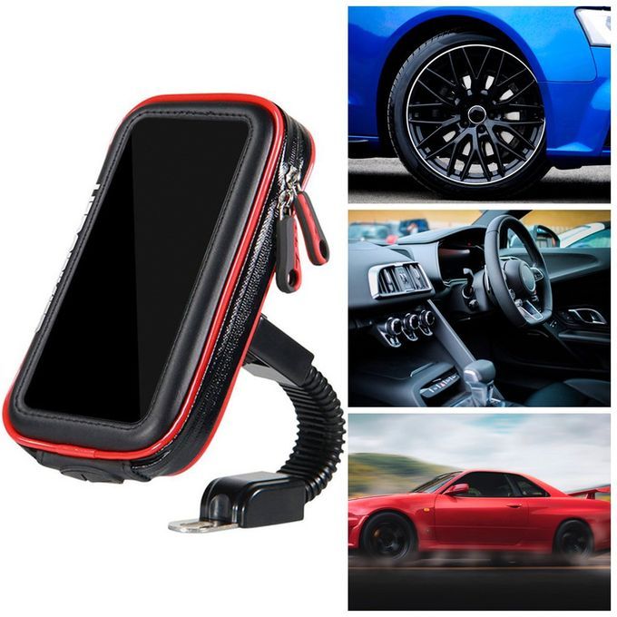 Motor Y Le Bike S Ooter Mobile Phone Holder Bag Stand  Ase For Smartphones-black-XL