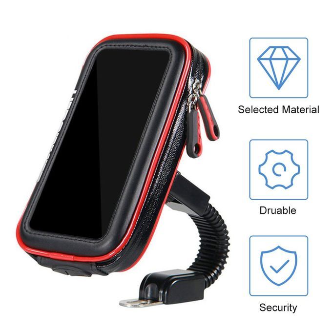 Motor Y Le Bike S Ooter Mobile Phone Holder Bag Stand  Ase For Smartphones-black-XL