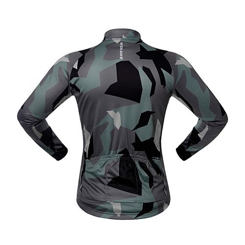 Unisex Camouflagee Riding Suit Long Sleeve Top Autumn Coat Motorcyle Mountain Biker Clothing Outdooors Sports Jacket  (L)
