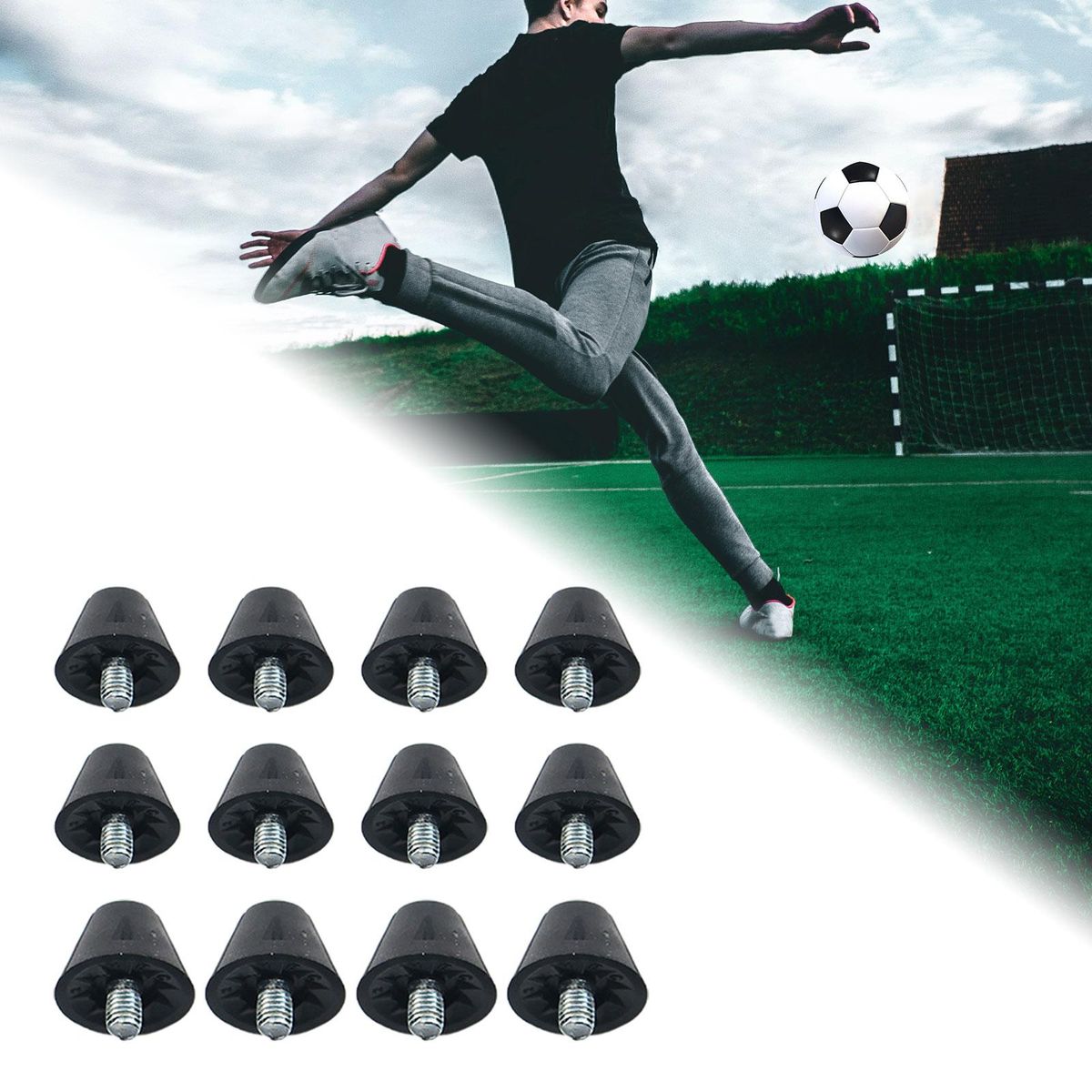 12Pcs Football Boot Spikes M5 Replacement Spikes For