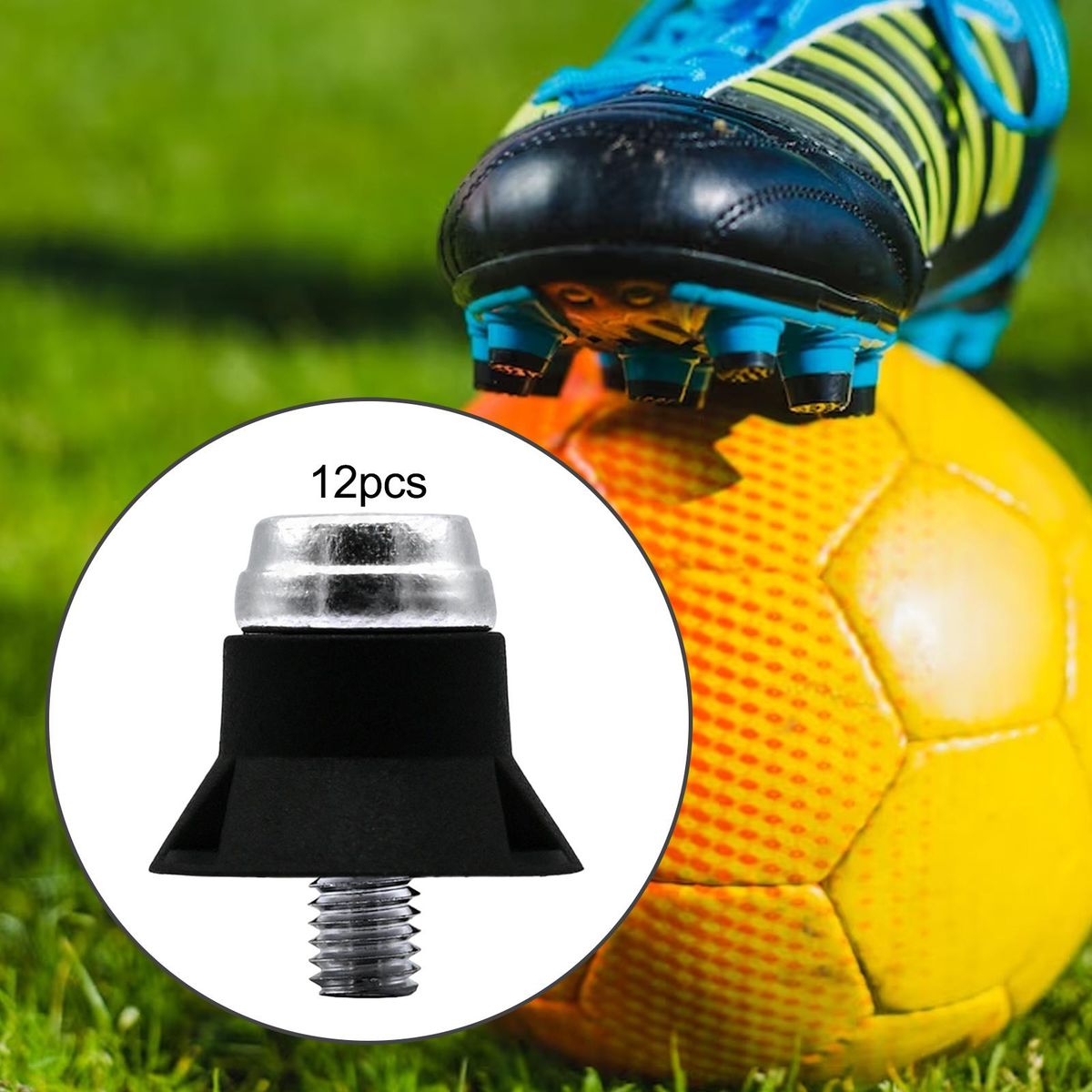 12Pcs Soccer Boot Cleats Replacement  Install 16mm