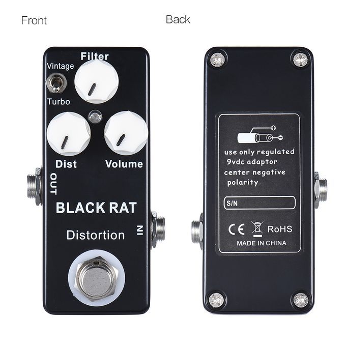 Mini Distortion Guitar Effect Pedal True Bypass