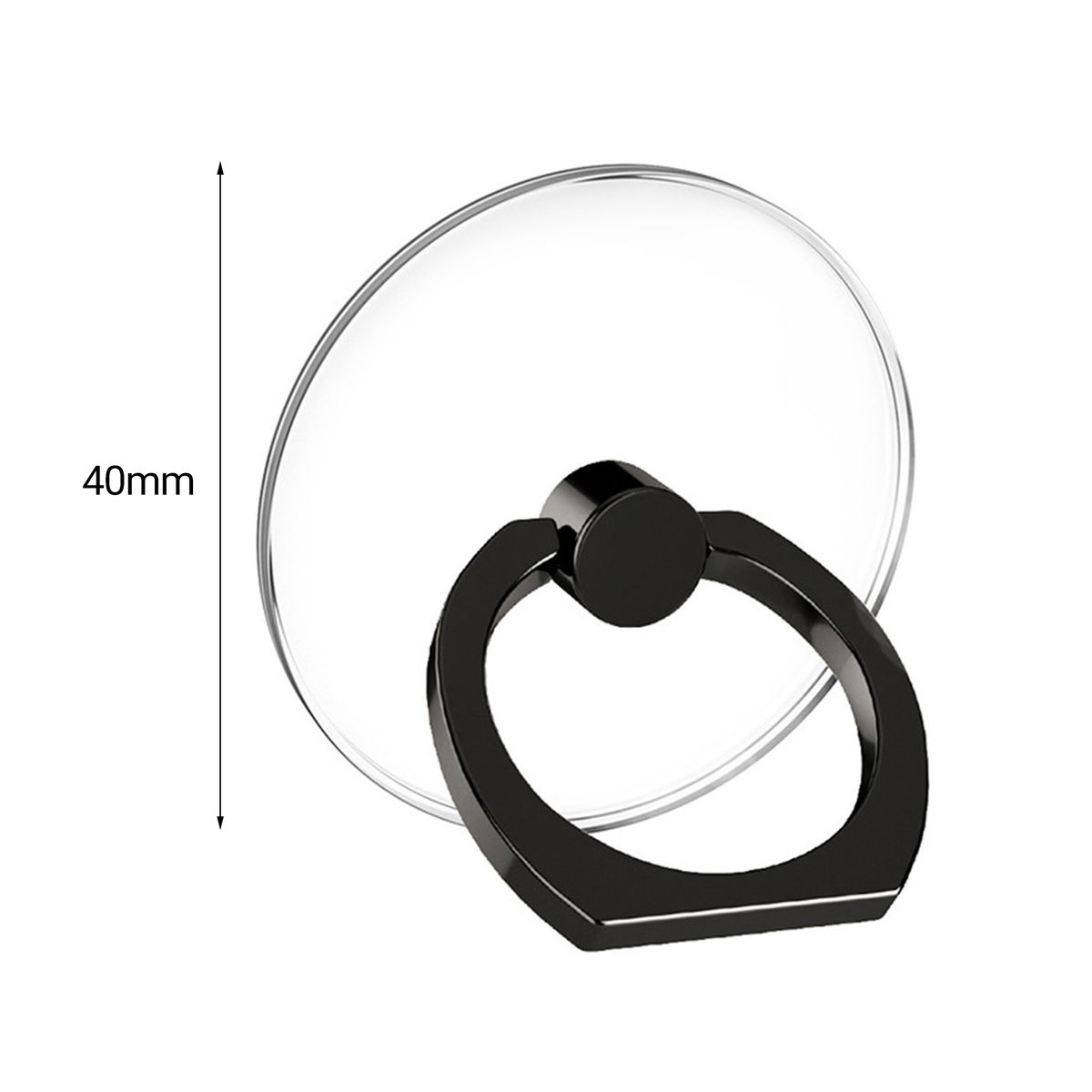 Finger Ring Phone Stand   Mobile Phone Holder Black