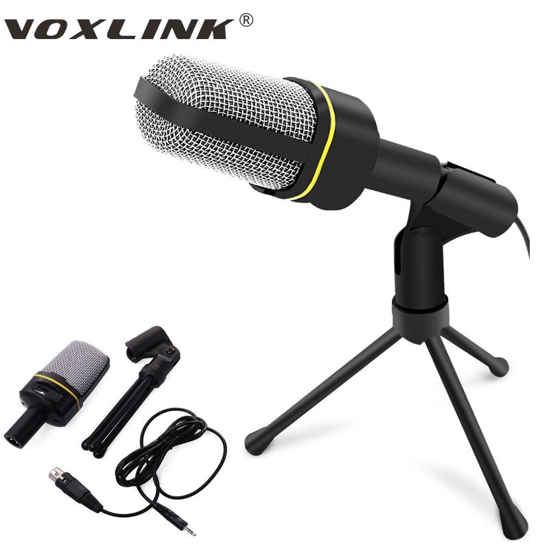 Condenser Microphone Pro 3.5mm Wired Studio Capacitive Mic
