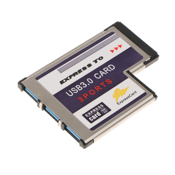 Laptop 3Port USB3.0 Express Card   FL1100  54mm Hidden Adapter