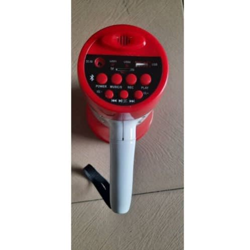 Rechargeable Handheld Megaphone  Pa System With Recorder