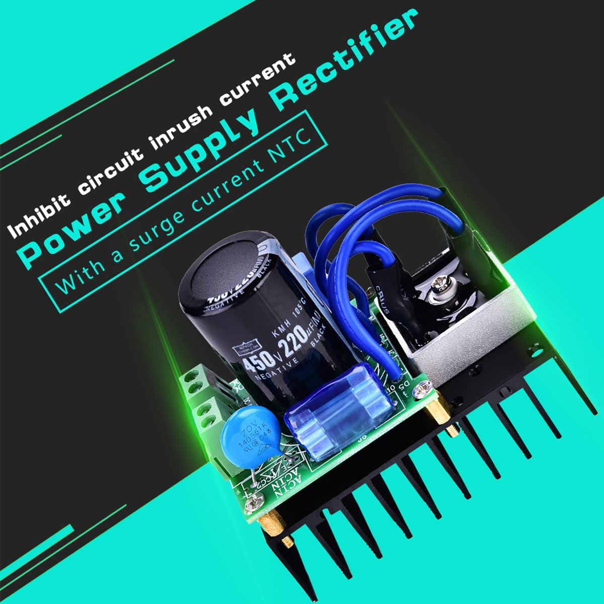 1 Pcs 0-220VAC To 0-311VDC Universal Multiple Protection