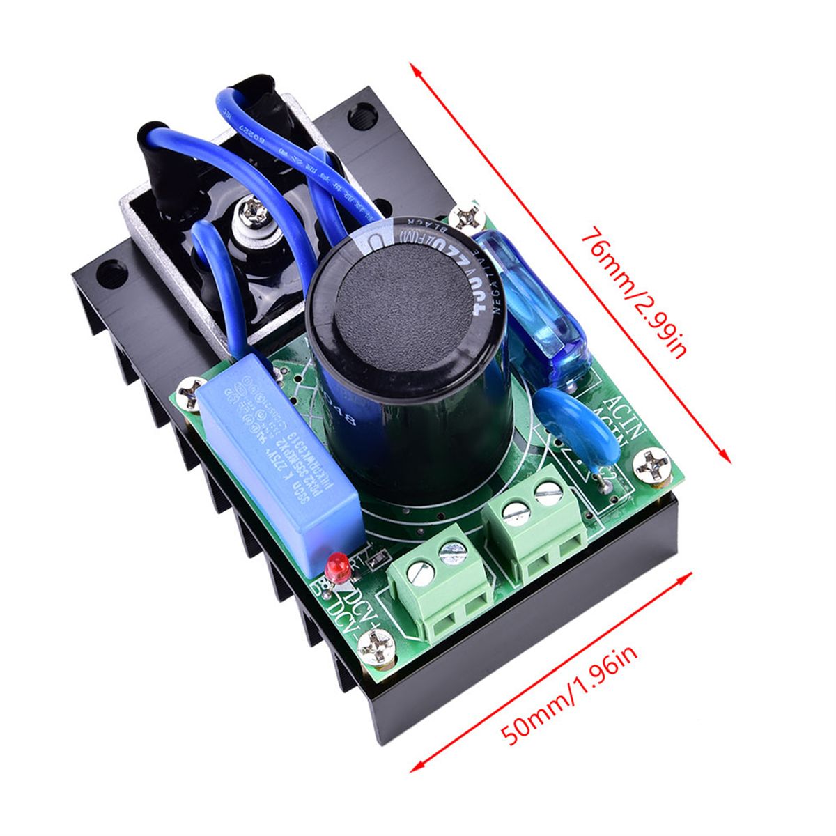 1 Pcs 0-220VAC To 0-311VDC Universal Multiple Protection