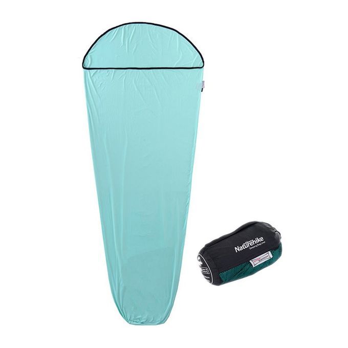 Outdoor Travel High Elasti Ity Sleeping Bag Liner Portable  Arry Sheet-blue-80*200cm