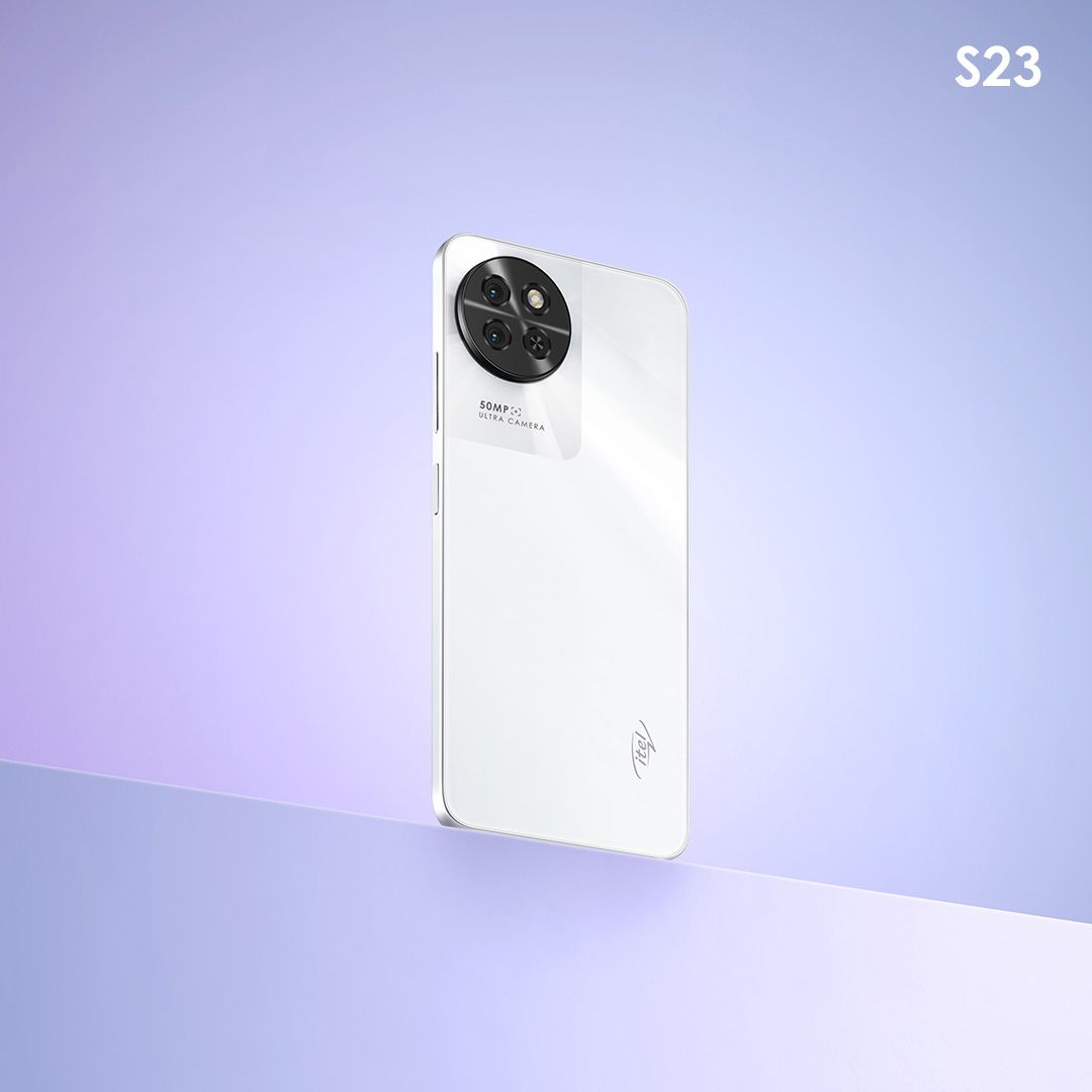 S23 6.6" 90Hz HD+, 128GB ROM + Up To 8GB RAM, 5000mAh Type-C, 50MP Clear Camera, 4G, Fingerprint & Face ID - White
