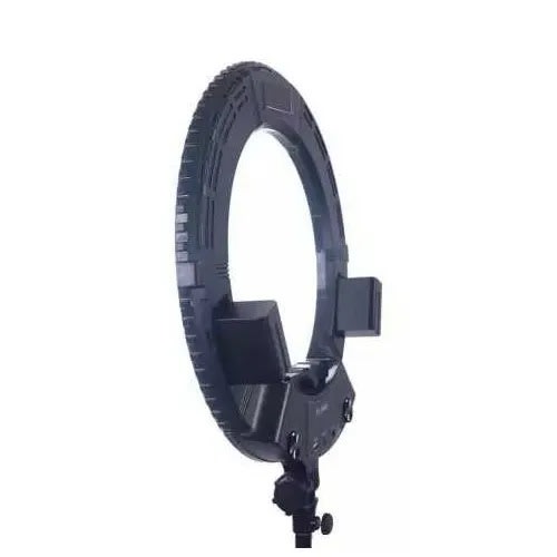 18inches Rechargeable Ring Light + Batteries + Tripod - Black