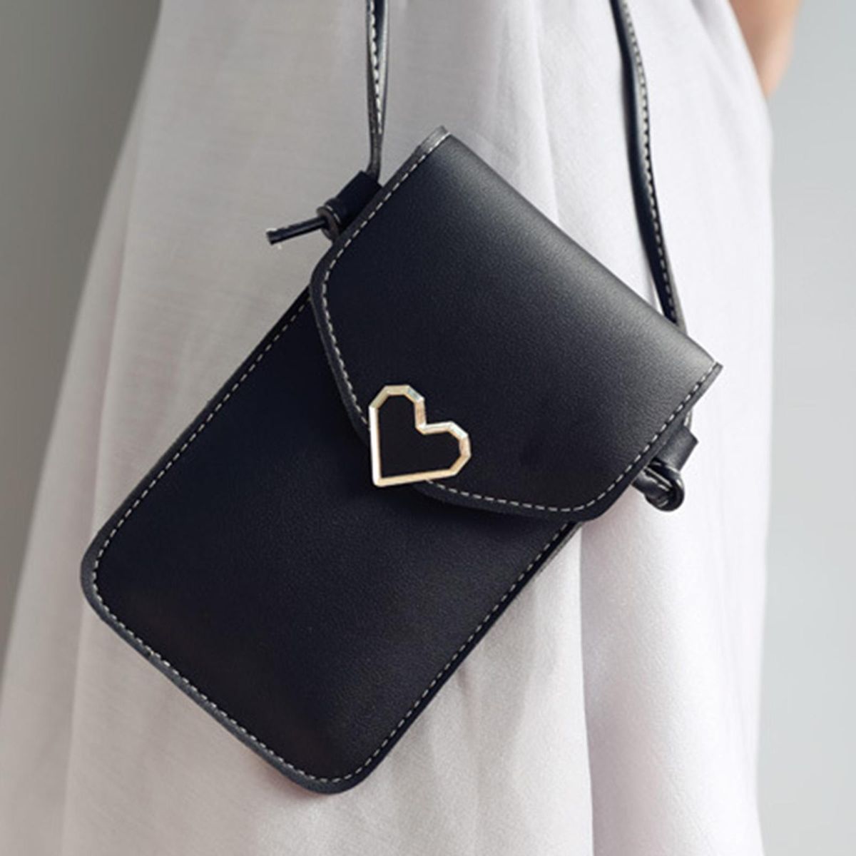 Touch Screen Crossbody Cellphone Purse,Compartment ,Lock