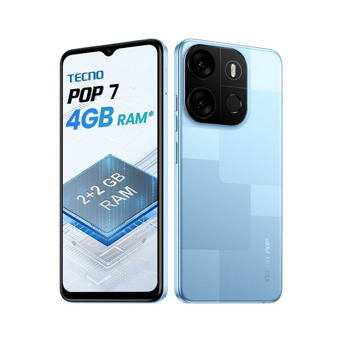 POP 7(BF6) 6.6" HD+ 2GB RAM/64GB ROM Android 12 - Capri Blue