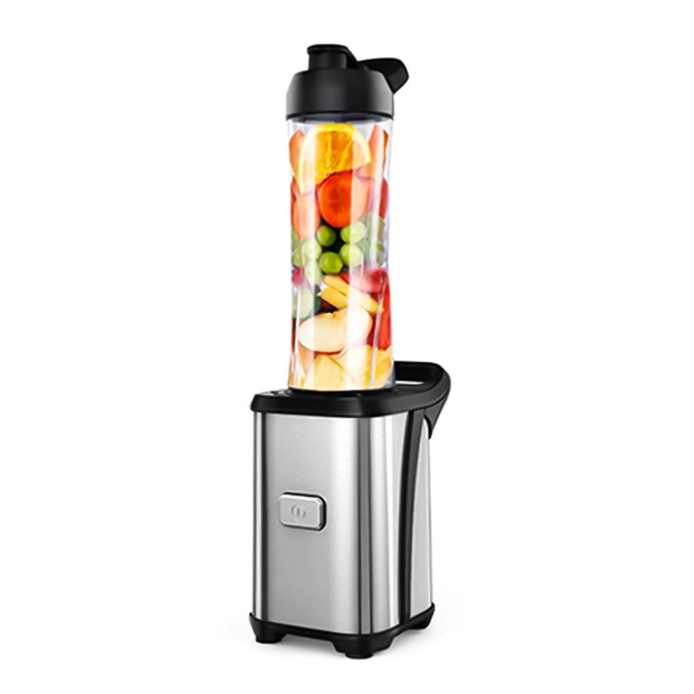 homgeek Smoothie Blender, 300W Personal Blender for Shakes and Smoothies, Portable Small Countertop Juice Blender with 2 Tritan BPA-Free 20oz Travel Bottles
