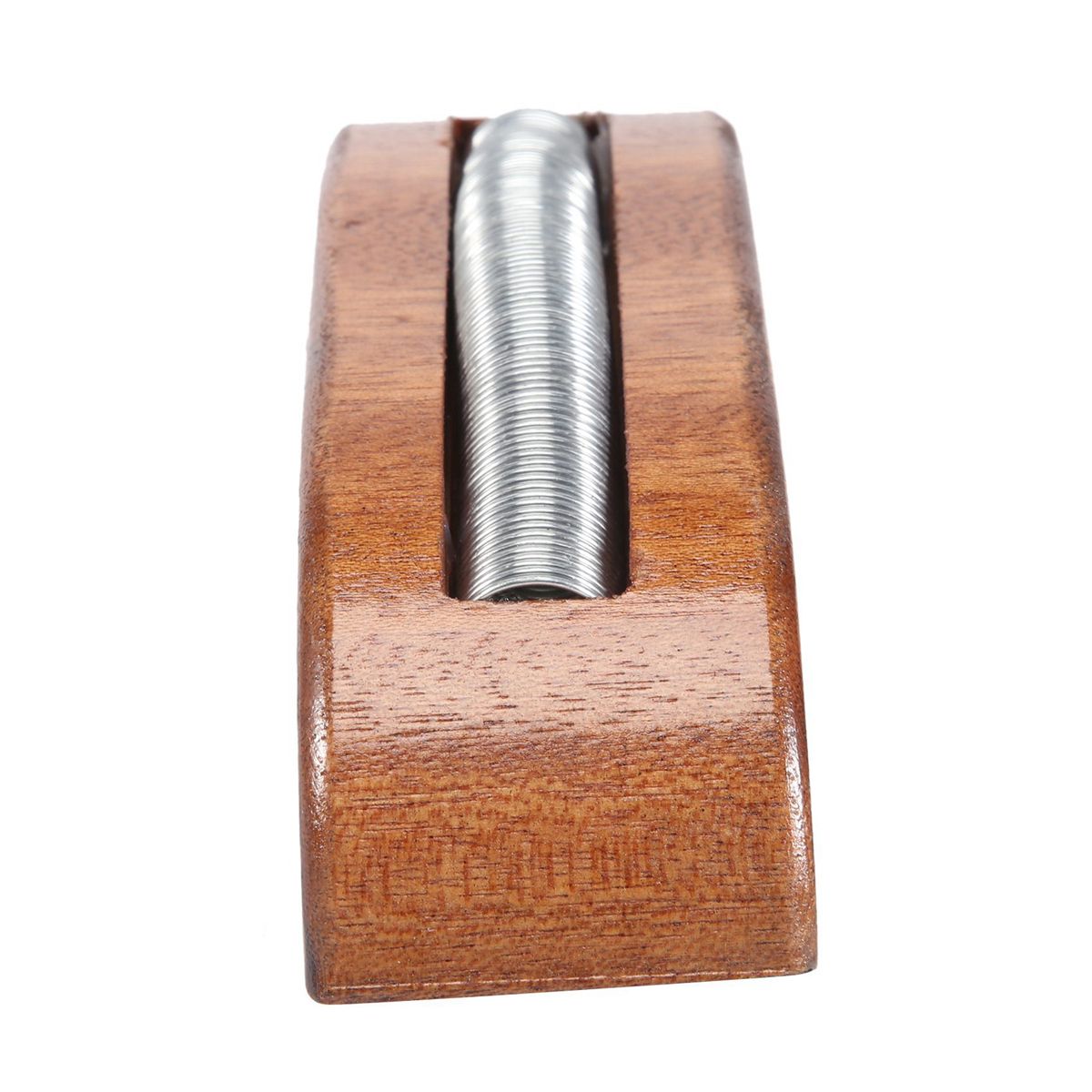 Guitar Paddle Storage Base Solid Wood Guitar Pick Box (Mahog