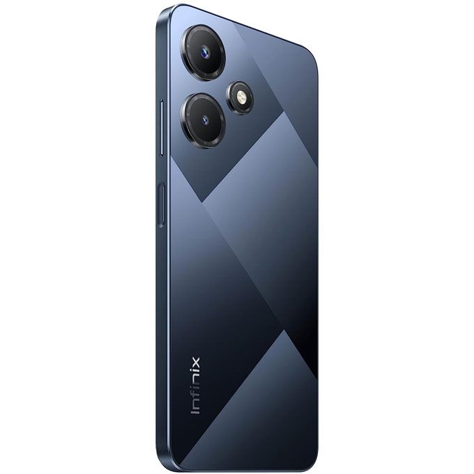 HOT 30i- (X669) -128/4GB '6.56"-13MP+8MP AI DUAL FLASH Camera-5000mAh-Android™ 12- Black