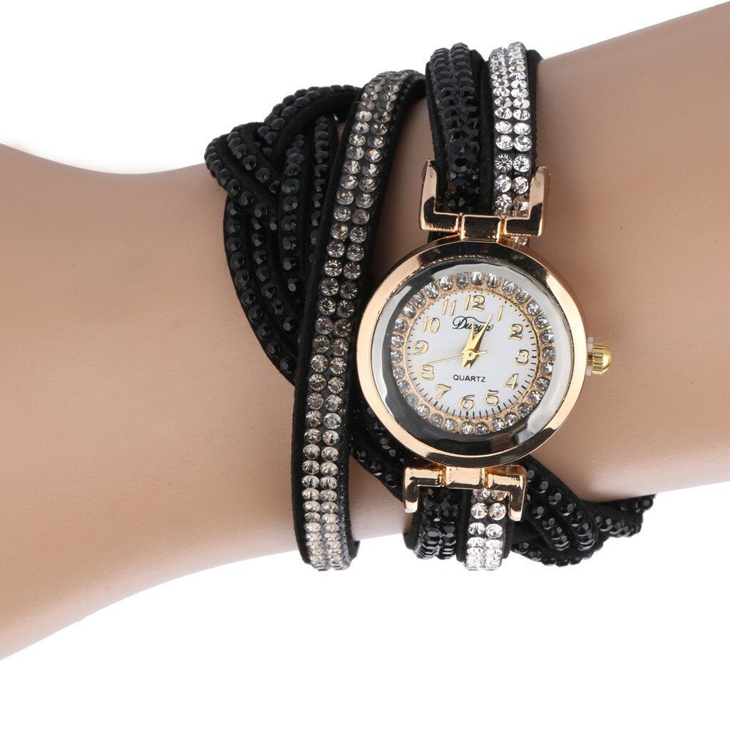 Small Watch Women Luxury Crystal Quartz Watches Ladies Gold Bracelet Wristwatch