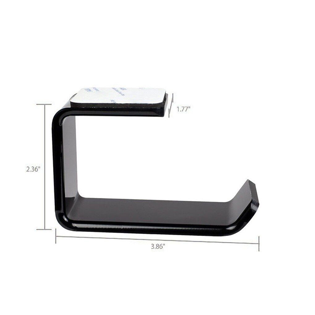 1PC Portable Sticker Headphone Bracket Hanger Under Desk Wall Mounted Headset Holder Hook Earphone Stander