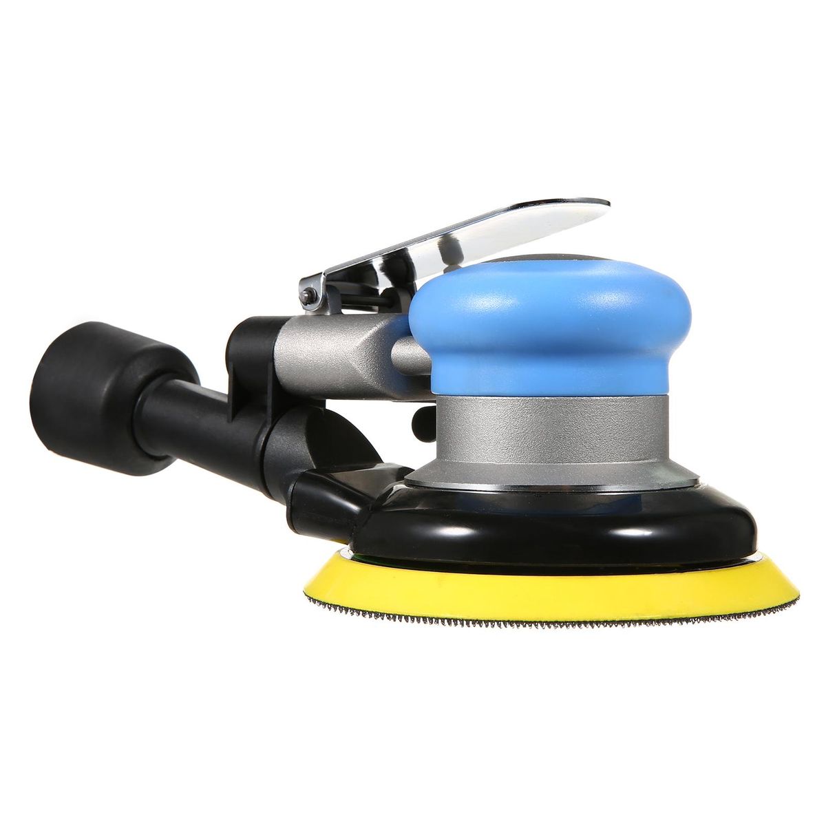 5'' Pneumatic Sander 12000rpm Pneumatic Palm Sander Professional Air Powered Sander Polishing Grinding Sanding for Car Metal Wood Wax Metal Work