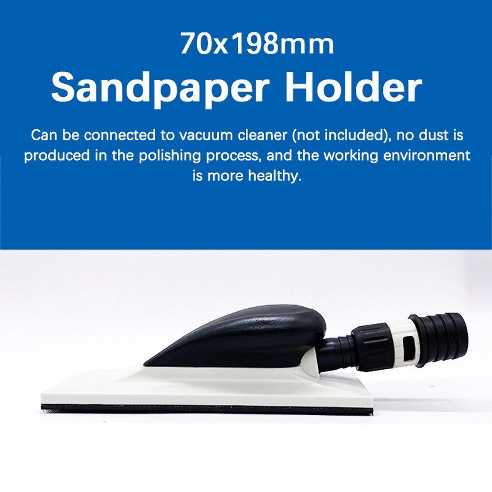 Sanding Block Sandpaper Holder 70*195mm Dust Free Sanding
