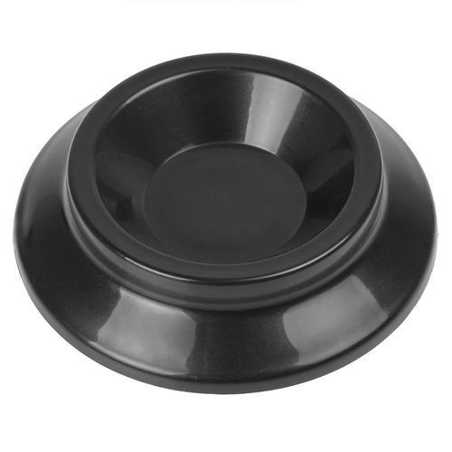 4pcs Durable Black Vertical Piano Mats Piano Caster Cups