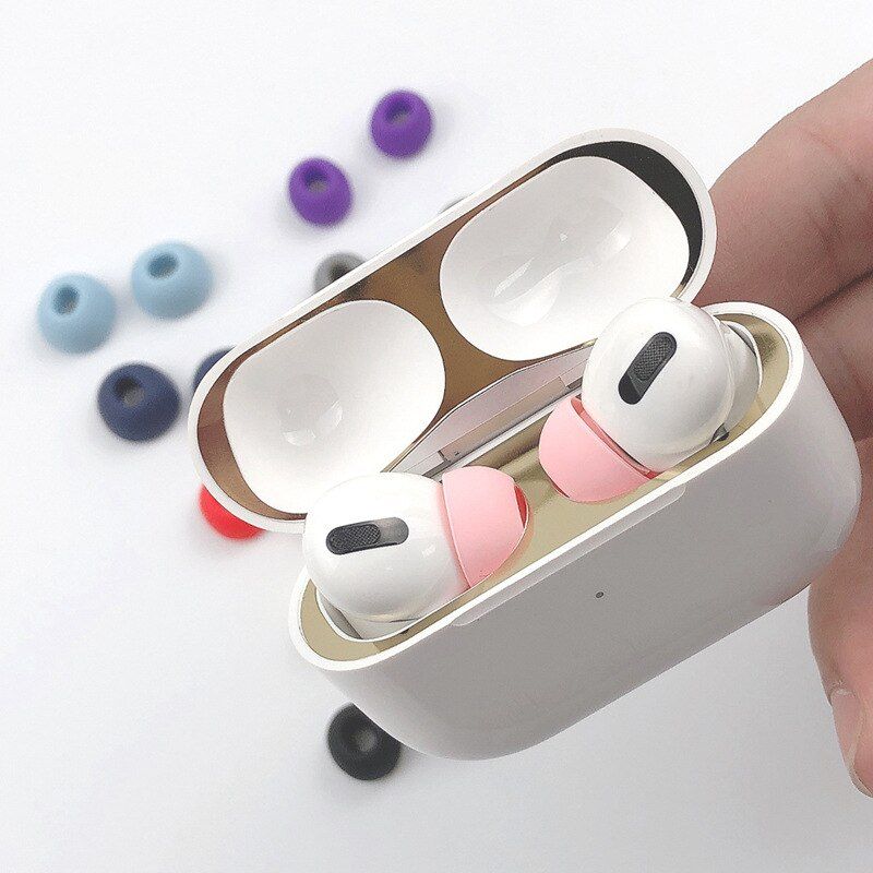 Case For Airpods Pro Earphone Case Cover Silicone Anti Slip Rubber Soft Ear Tips Earbuds Caps For Airpods Pro Earpads Eartips