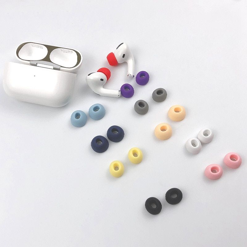 Case For Airpods Pro Earphone Case Cover Silicone Anti Slip Rubber Soft Ear Tips Earbuds Caps For Airpods Pro Earpads Eartips