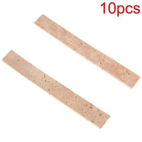 10pcs/lot Natural Clarinet Neck Cork Sheet 81 X 11 X 2mm