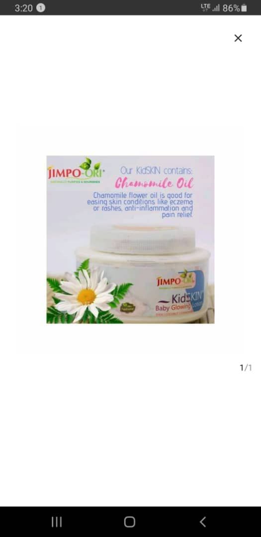 Jimpo ORI®️ KidSKIN Baby Glowing Lotion
